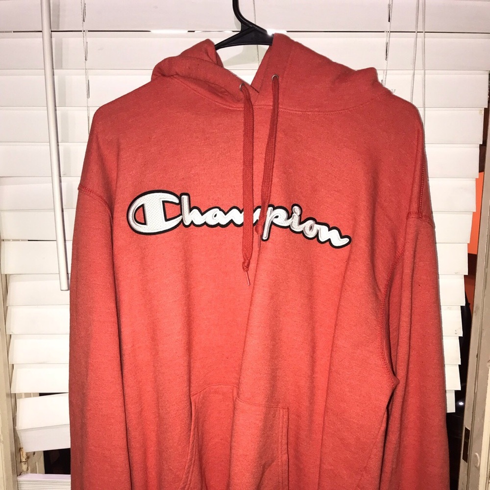 Burnt orange champion hoodie